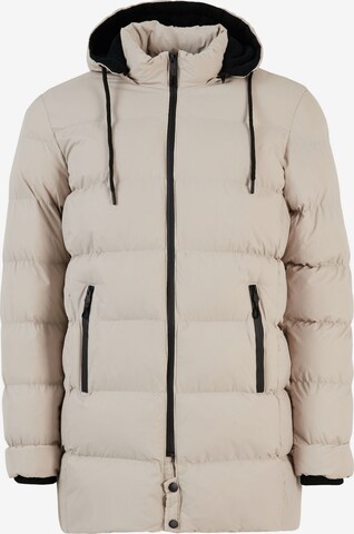 Buratti Winter Coat in Beige: front