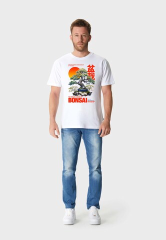 Oldskull Shirt 'ASIAN BONSAI' in White