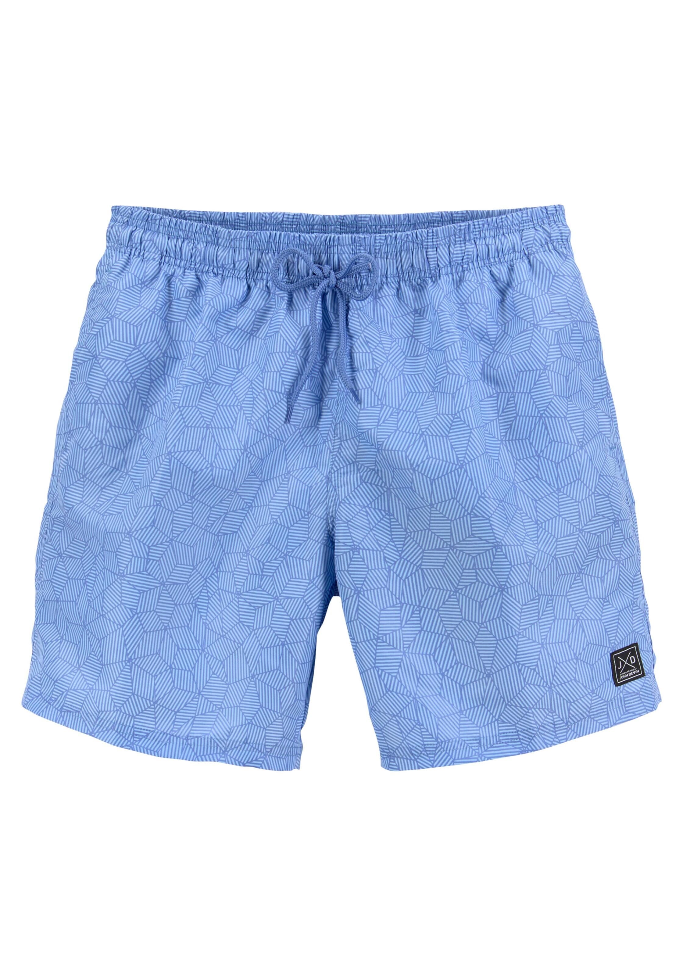 JOHN DEVIN Board Shorts in Blue: front