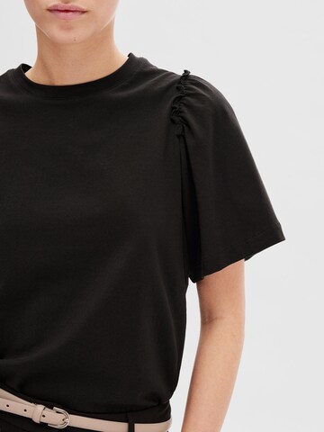 T-shirt SELECTED FEMME en noir