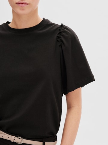 T-shirt SELECTED FEMME en noir