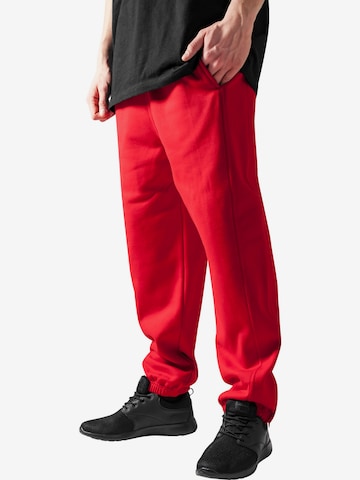 Urban Classics Tapered Pants in Red: front