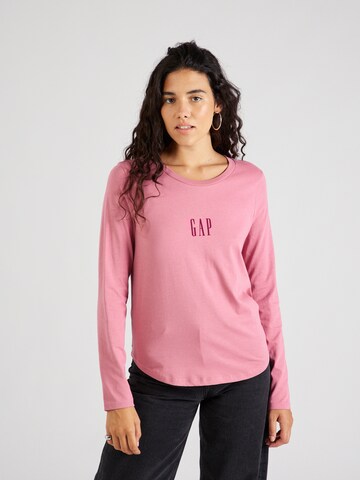 T-shirt GAP en rose : devant