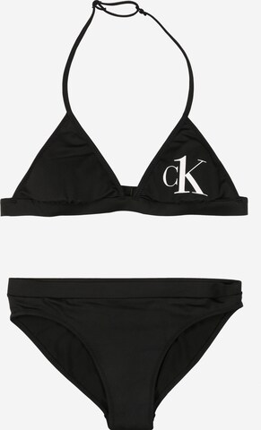 Calvin Klein - Bikini 'TRIANGLE BIKINI SET' en negro: frente