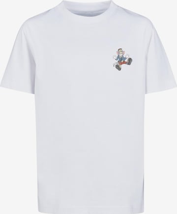 T-Shirt 'Tom And Jerry - Frankenstein Tom' ABSOLUTE CULT en blanc : devant