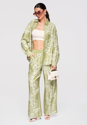 Ombre Blouse in Groen