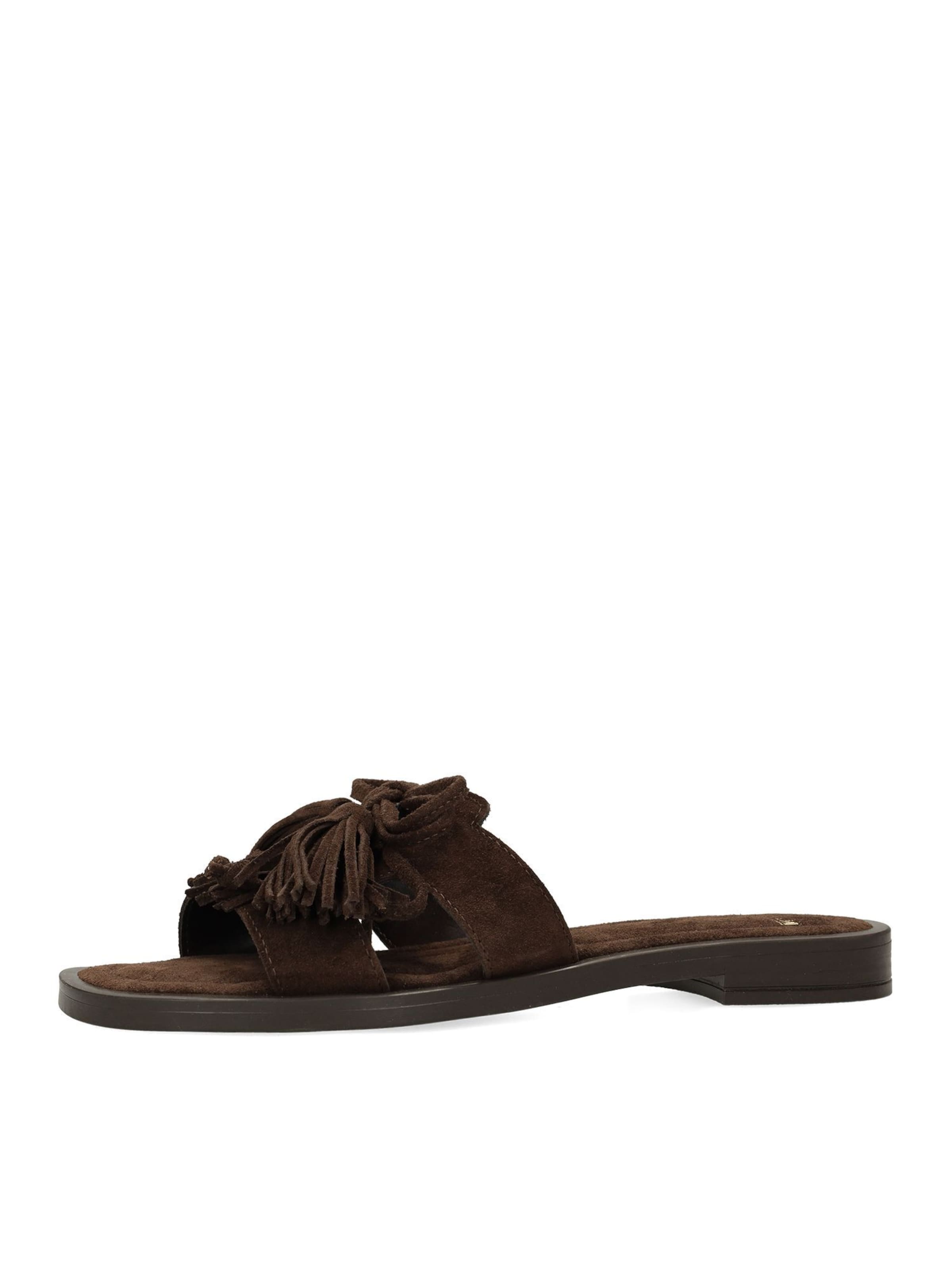 Mule MANFIELD en marron : devant