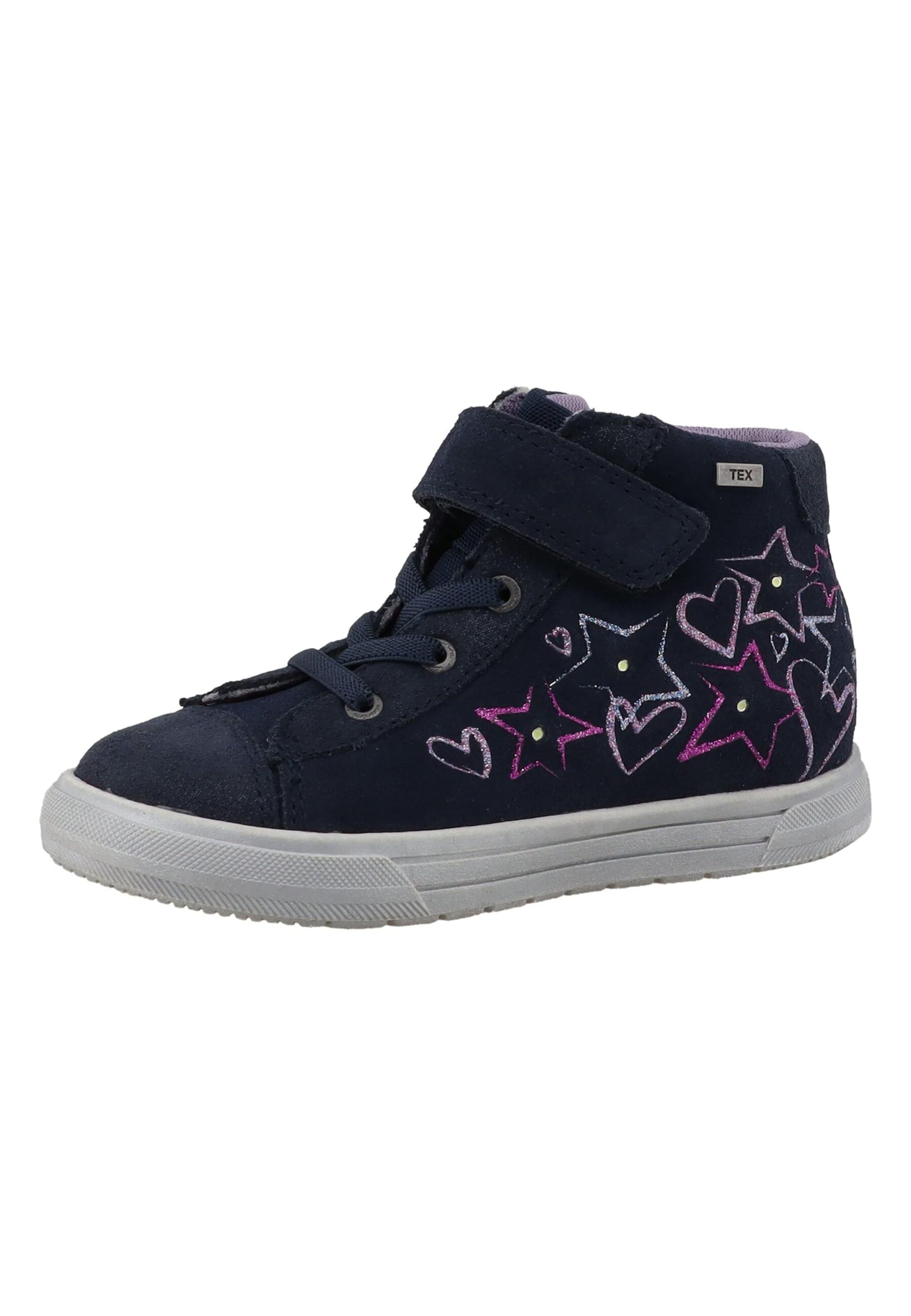 LURCHI Sneaker 'Blanca' in Blau: Vorderseite