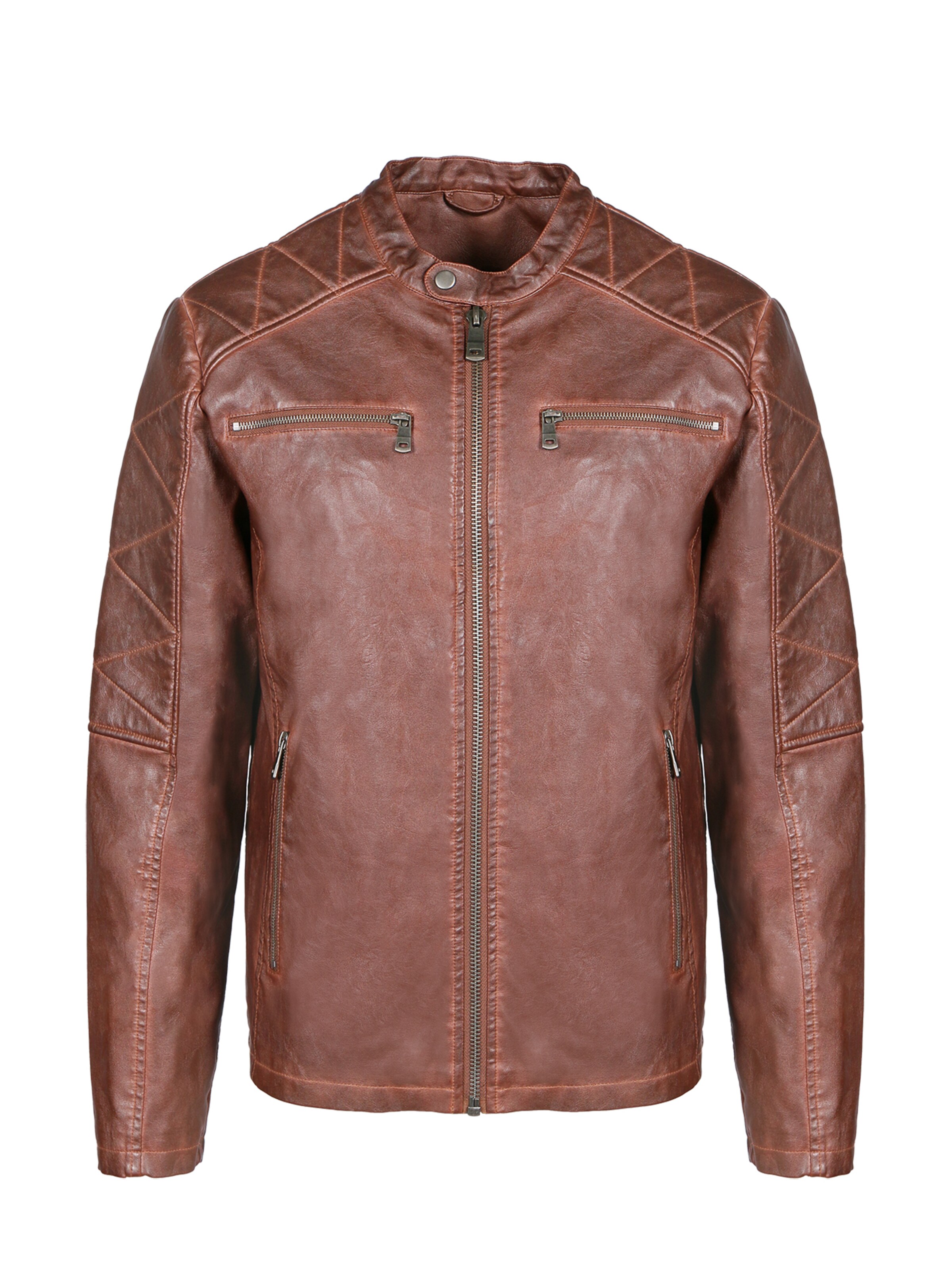 Geacă de primăvară-toamnă de la FREAKY NATION pe maro: față