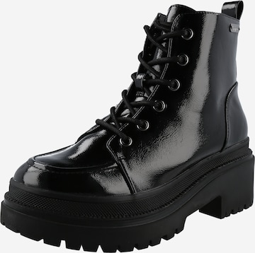 Bottines à lacets 'ROCK LACES' Pepe Jeans en noir : devant