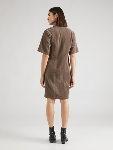 Soft Rebels - Vestido camisero 'Meggy' en marrón