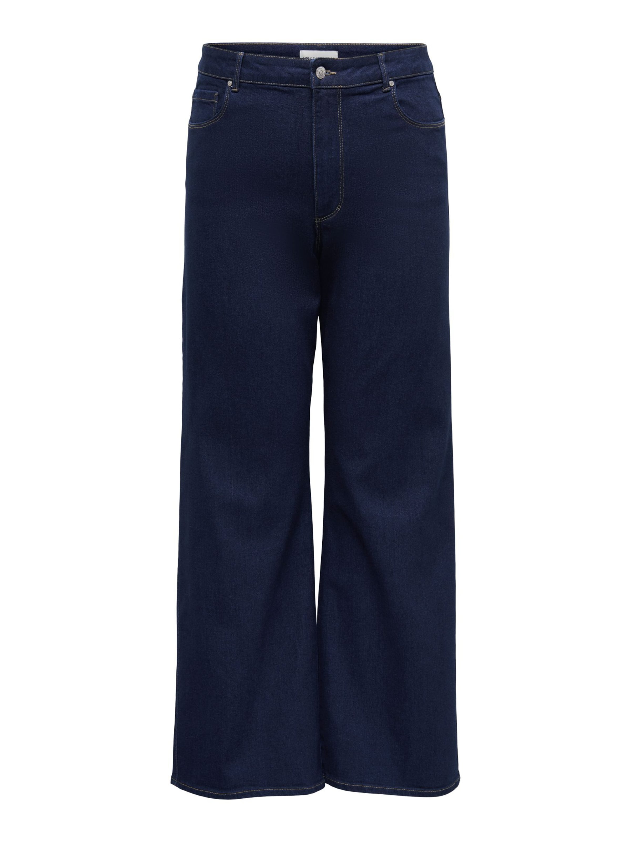 ONLY Carmakoma Wide Leg Jeans 'CARSNOW' i blå: forside