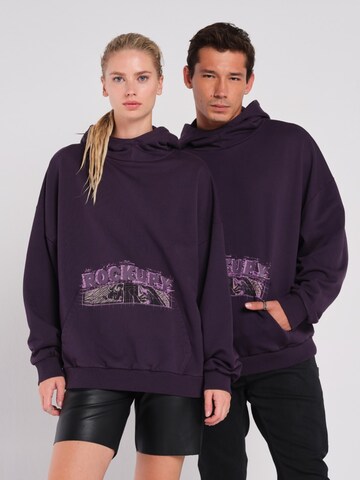 Rockupy Sweatshirt 'Purpley' in Purple