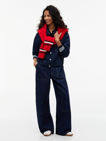 zils Tommy Jeans Starpsezonu jaka