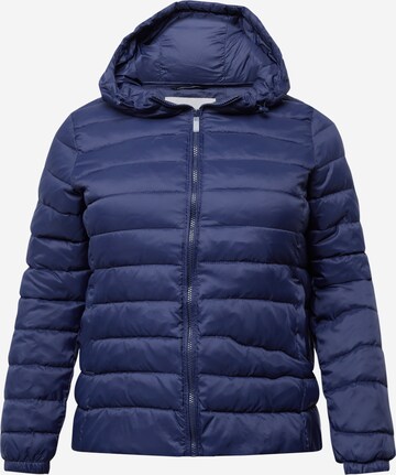 ONLY Carmakoma Between-Season Jacket 'Tahoe' in Blue: front