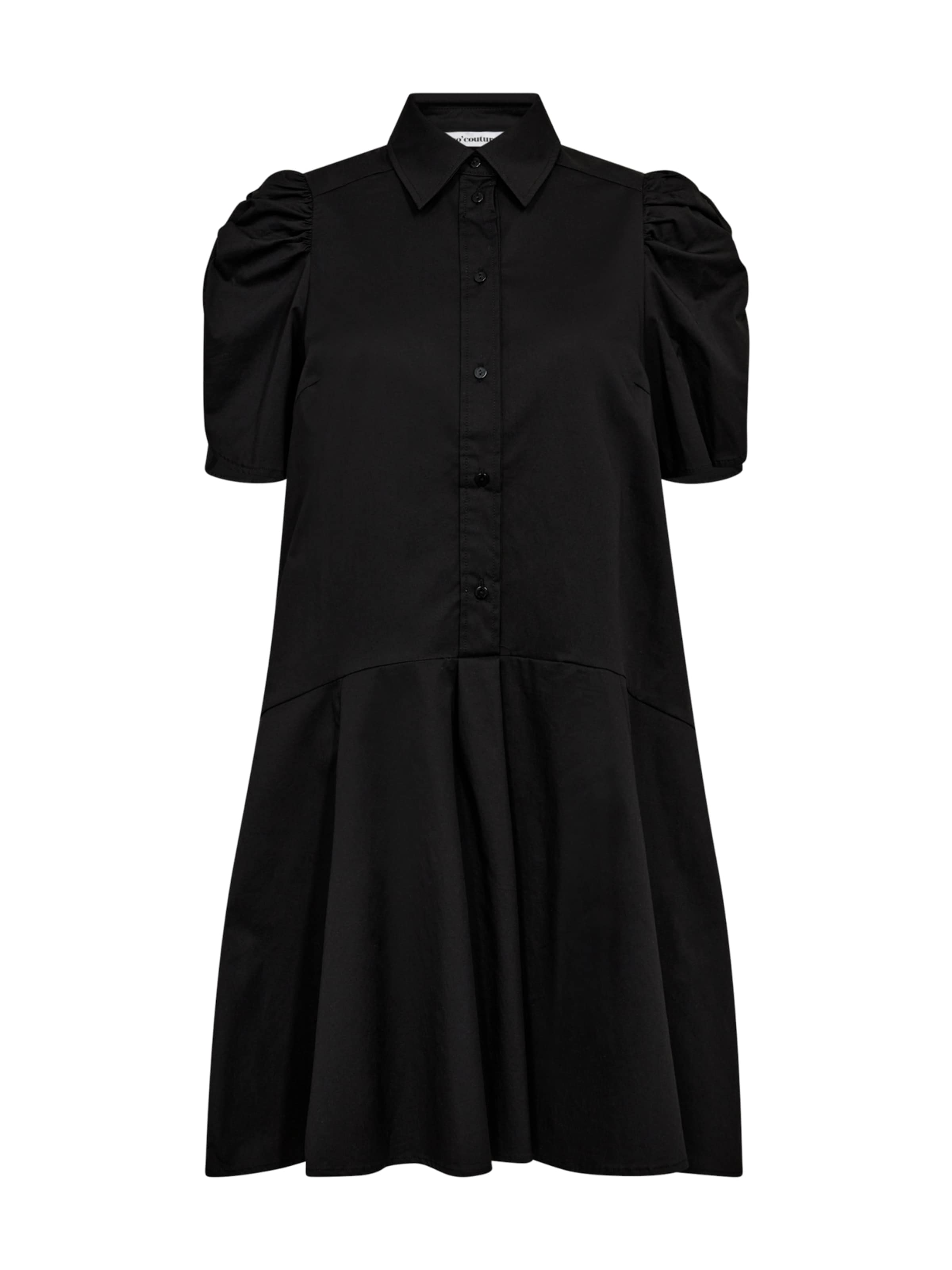 Abito camicia 'Poppy' co'couture di colore nero, Visualizzazione prodotti