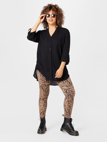 ONLY Carmakoma Blouse 'Rylee' in Zwart