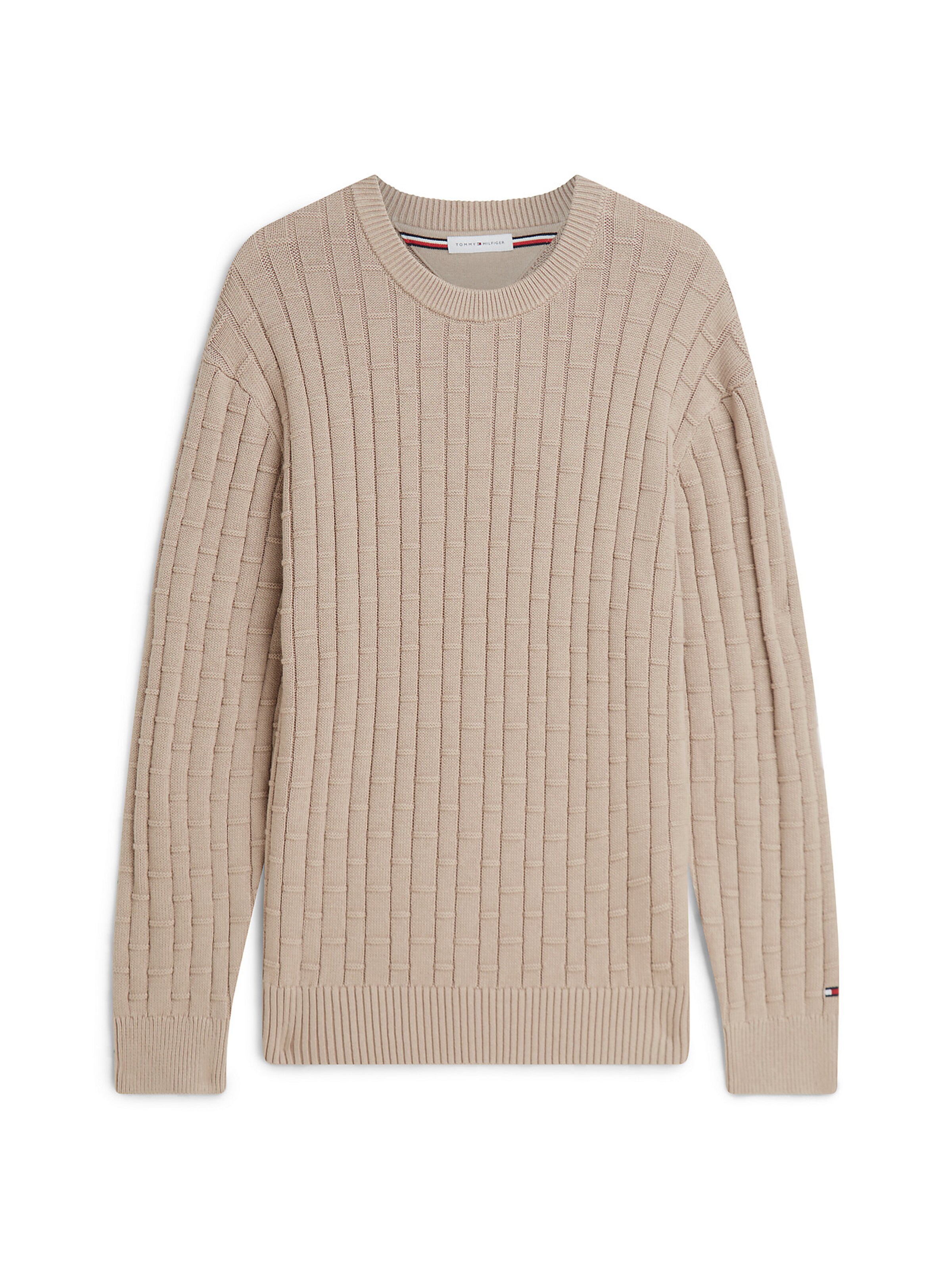 TOMMY HILFIGER Pullover in Beige: Vorderseite