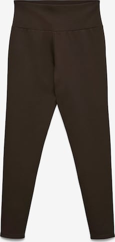 Skinny Leggings VERO MODA en marron : devant