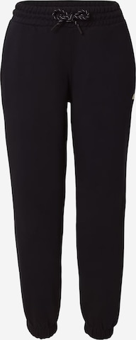 4F - Tapered Pantalón deportivo en negro: frente