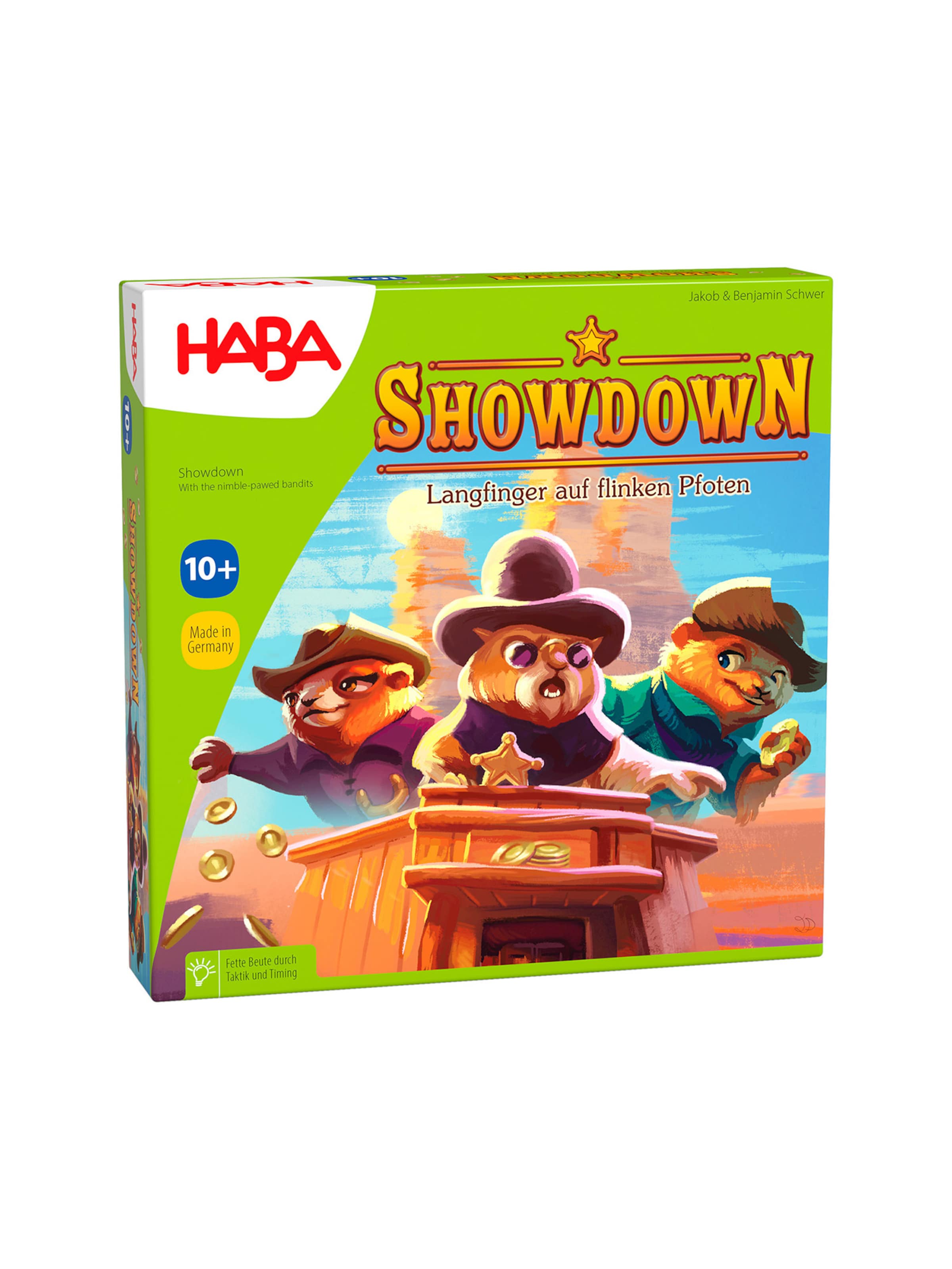 HABA Game ' Familienspiel Showdown ' in Mixed colors: front