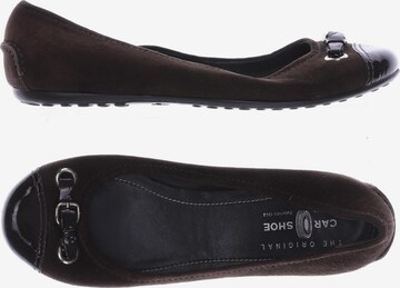 Car Shoe Flats & Loafers in 36 in Brown: front