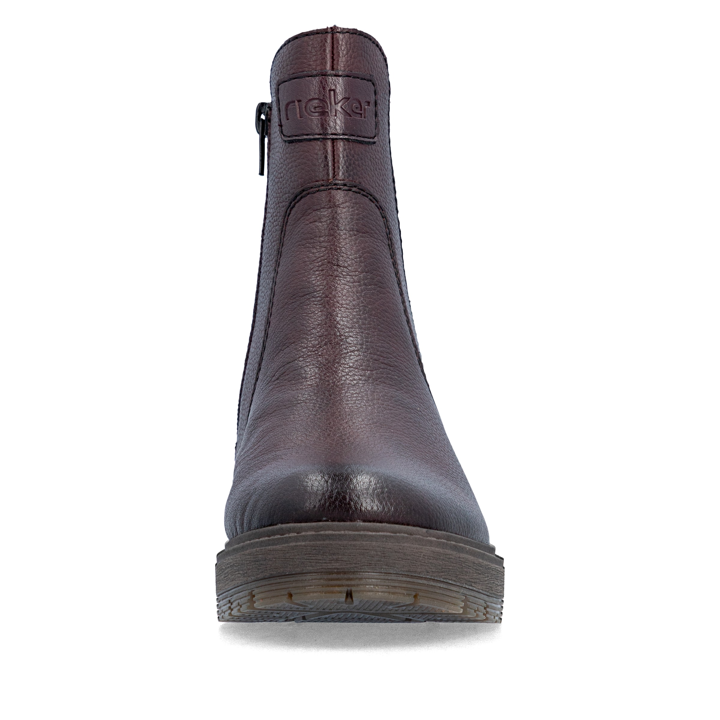 Bottines Rieker en rouge
