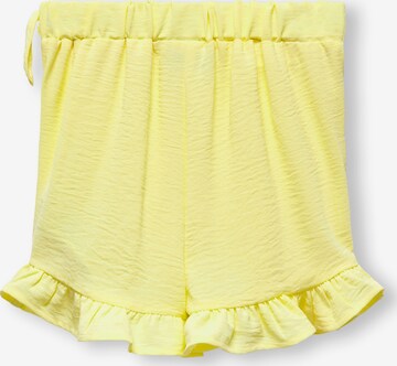 KIDS MINI GIRL - regular Pantalón 'Mette' en amarillo