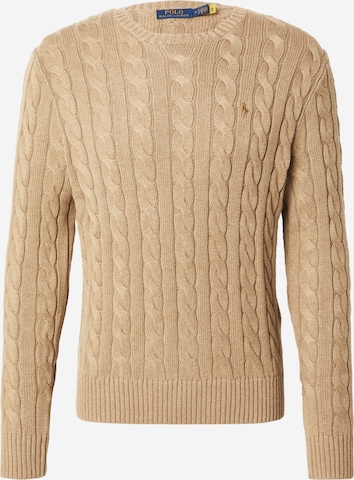 Pull-over 'Driver' Polo Ralph Lauren en beige : devant