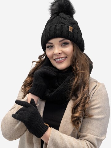 Vivisence Mütze '7014 Set' in Schwarz