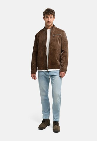 INDICODE JEANS Jacke 'Maxhole' in Braun