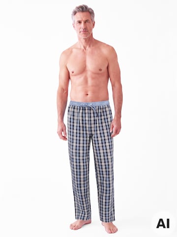 Pantalon de pyjama ' Olden Glory ' Luca David en bleu : devant
