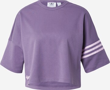 ADIDAS ORIGINALS Shirt 'Adicolor Neuclassics' in Purple: front