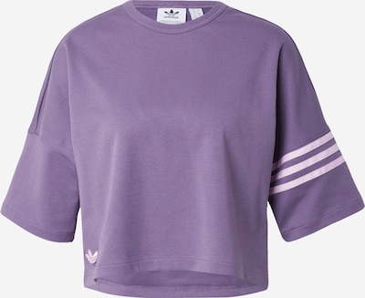 ADIDAS ORIGINALS Shirt 'Adicolor Neuclassics' in de kleur Lila / Offwhite, Productweergave