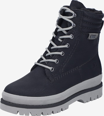 Bottines à lacets Rieker en noir : devant