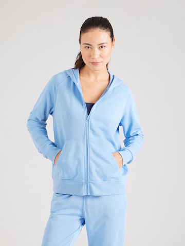 Giacca di felpa sportiva di 4F in blu: frontale