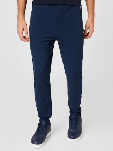 Coupe slim Pantalon Denim Project en bleu : devant