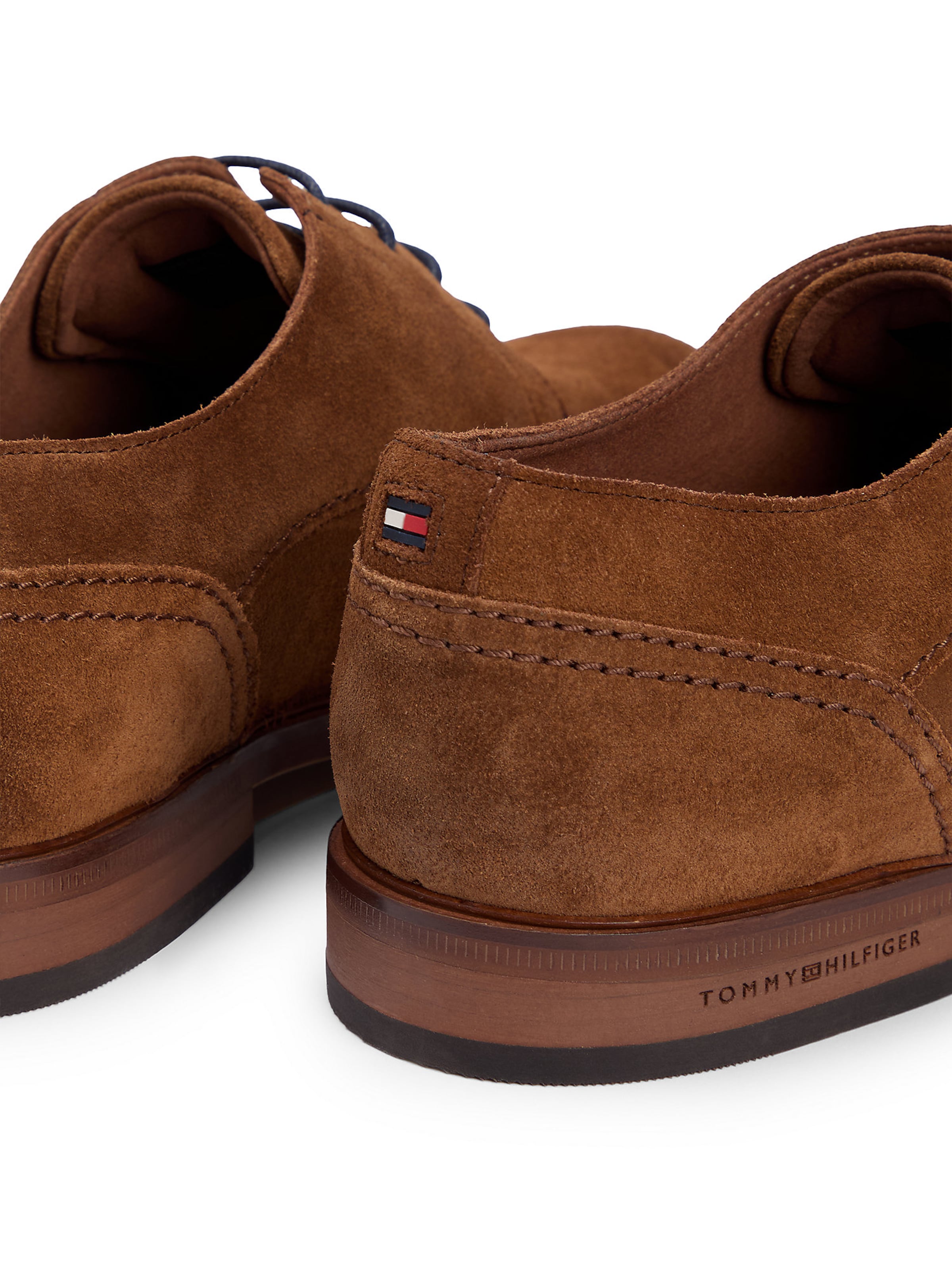 TOMMY HILFIGER Schnürschuh in Braun
