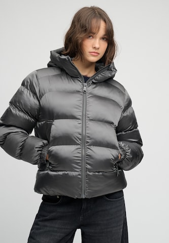 Veste d’hiver Superdry & Co en noir : devant