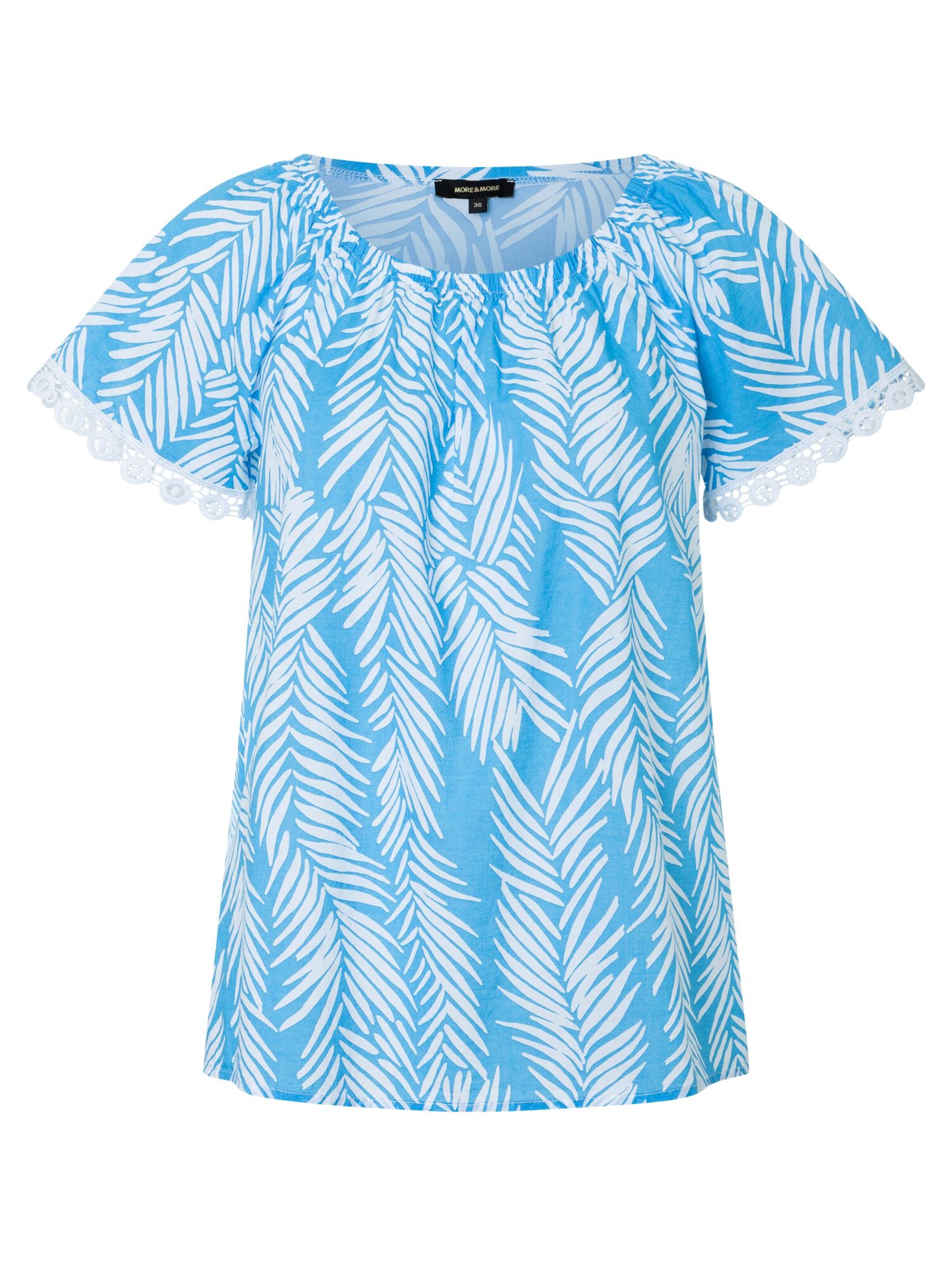 MORE & MORE Pusero värissä sininen: etupuoli