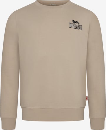 LONSDALE Collegepaita 'Lympstone' värissä beige: etupuoli