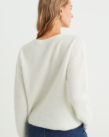 Cardigan WE Fashion en blanc