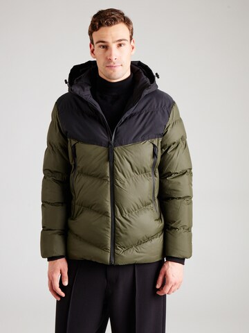 BLEND - Chaqueta de invierno en verde: frente