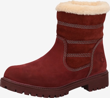 Darkwood Snow Boots in Red: front