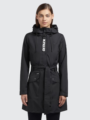 khujo Between-Seasons Parka 'LAUREN4' in Black: front