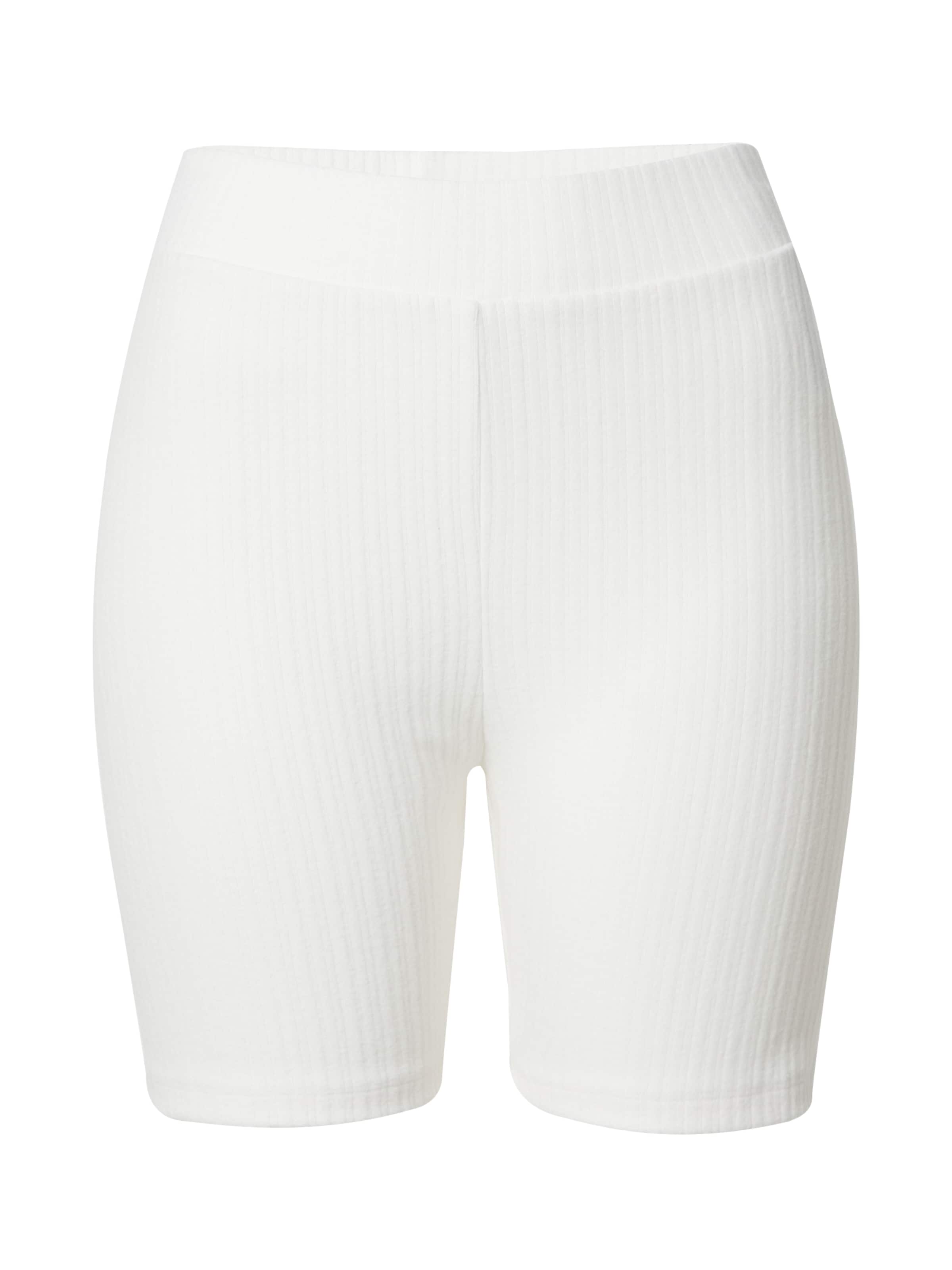 ABOUT YOU x Sofia Tsakiridou Skinny Shorts 'Malin' in Weiß: Vorderseite