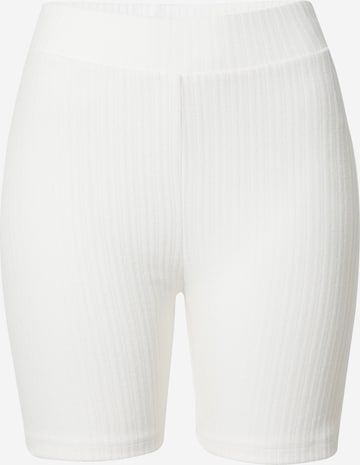 ABOUT YOU x Sofia Tsakiridou Skinny Pants 'Malin' in White: front