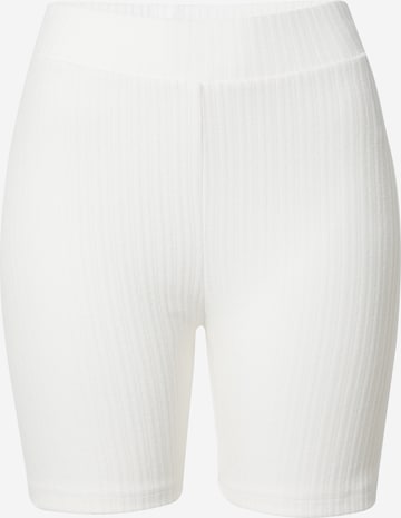 ABOUT YOU x Sofia Tsakiridou Skinny Trousers 'Malin' in White: front