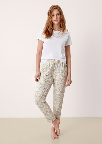 Pantalon de pyjama s.Oliver en blanc