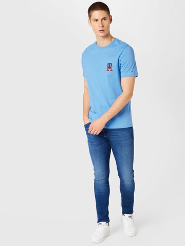 TOMMY HILFIGER Skjorte i blå